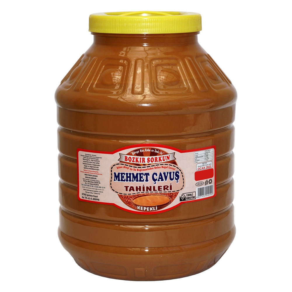 Mehmet%20Çavuş%20Kepekli%20Bozkır%20Tahini%20Plastik%20Kutu%20Net%204930%20Gr