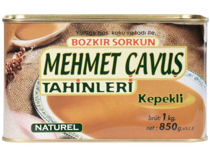 Mehmet Çavuş Kepekli Bozkır Tahini Teneke Kutu Net 850 Gr