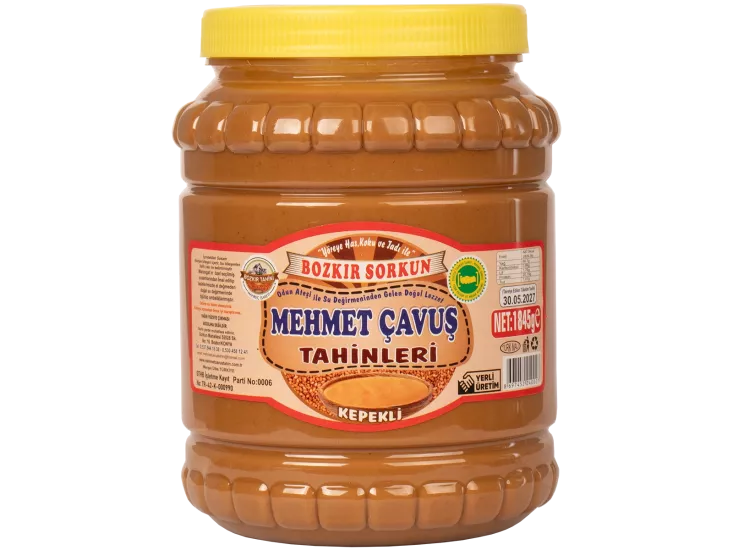 Mehmet Çavuş Kepekli Bozkır Tahini Plastik Kutu Net 1845 Gr