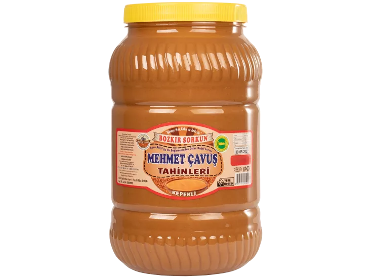 Mehmet Çavuş Kepekli Bozkır Tahini Plastik Kutu Net 2900 Gr