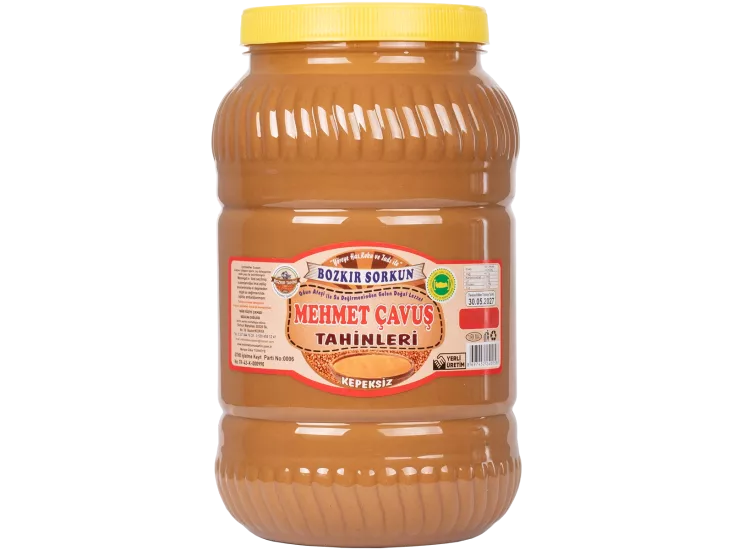 Mehmet Çavuş Kepeksiz Bozkır Tahini Plastik Kutu Net 2900 Gr