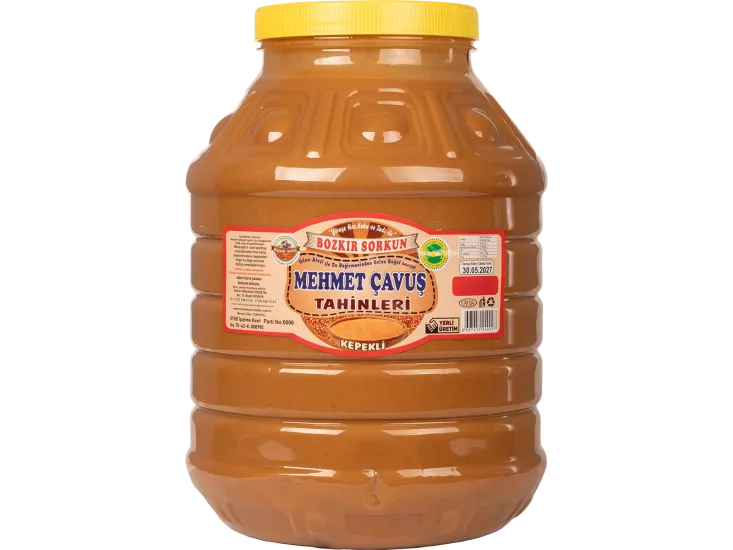 Mehmet Çavuş Kepekli Bozkır Tahini Plastik Kutu Net 4930 Gr