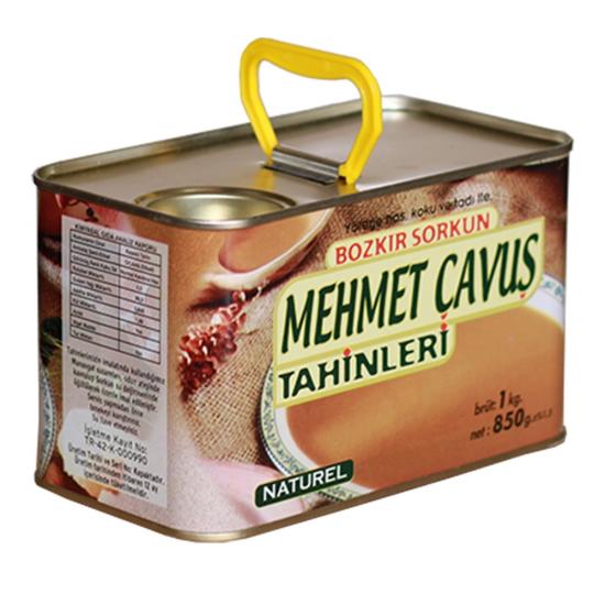 Mehmet Çavuş Kepekli Bozkır Tahini Teneke Kutu Net 850 Gr