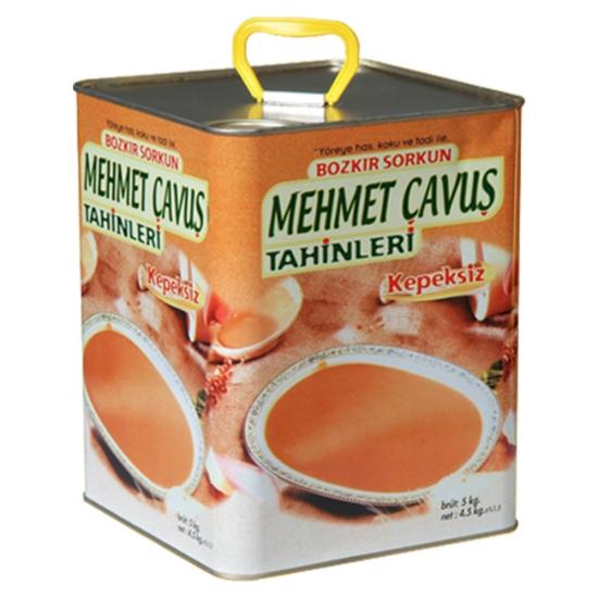 Mehmet Çavuş Kepeksiz Bozkır Tahini Teneke Kutu Net 4500 Gr