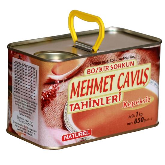 Mehmet Çavuş Kepeksiz Bozkır Tahini Teneke Kutu Net 850 Gr